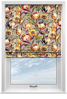 Ophelia, Russet - Roman Blind